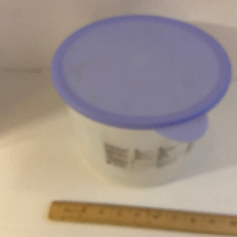 Tupperware large round‎ fridge smart purple